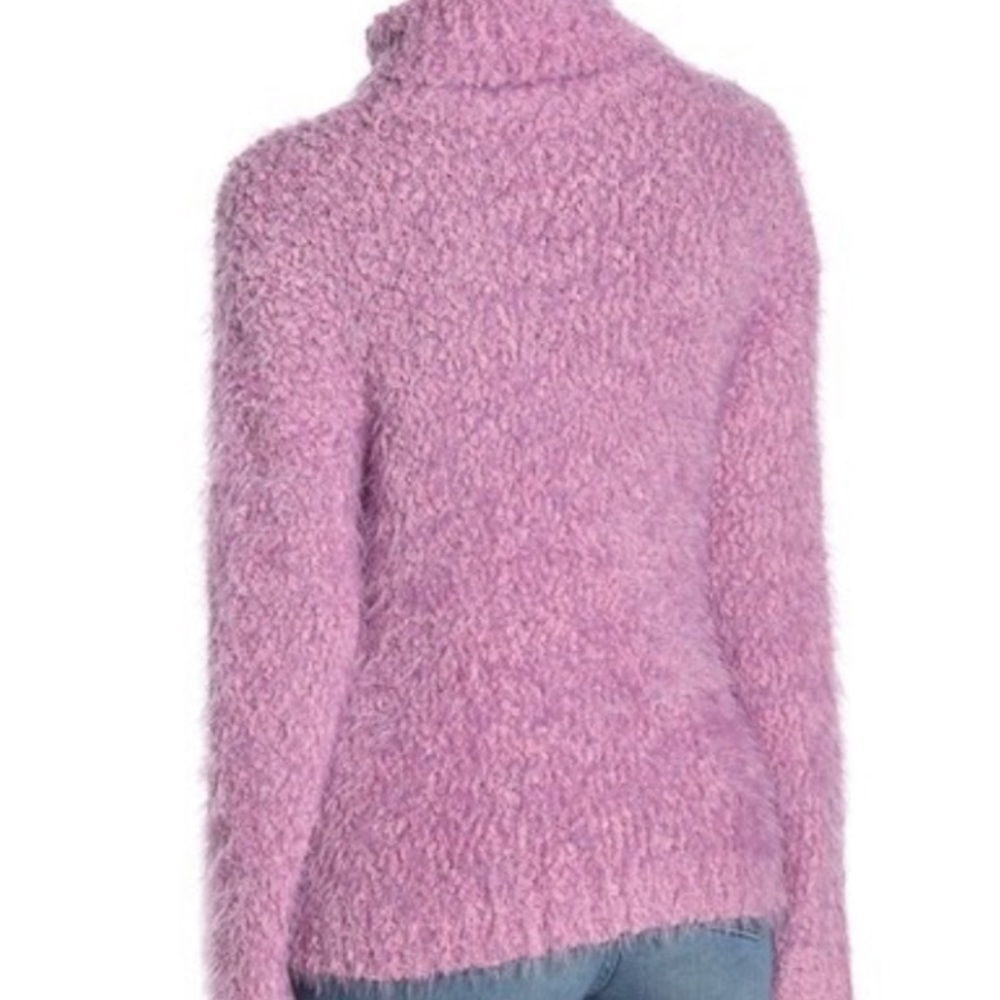 NWOT ABOUND LAVENDER FUZZY TURTLENECK SWEATER - Picture 7 of 8